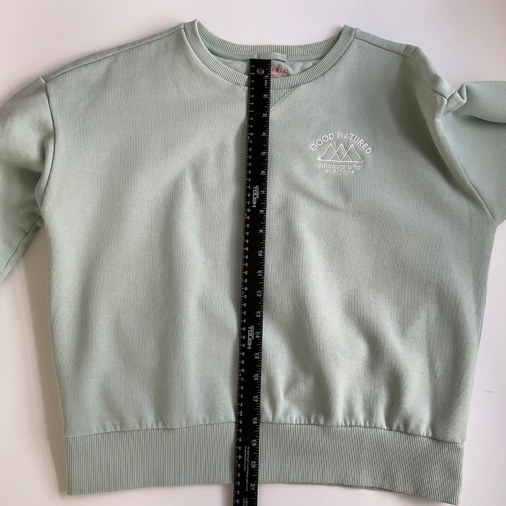 Merrell Women’s Sweatshirt Sz M Sage Athleisure Everyday Comfort Normcore Sporty - Picture 7 of 10